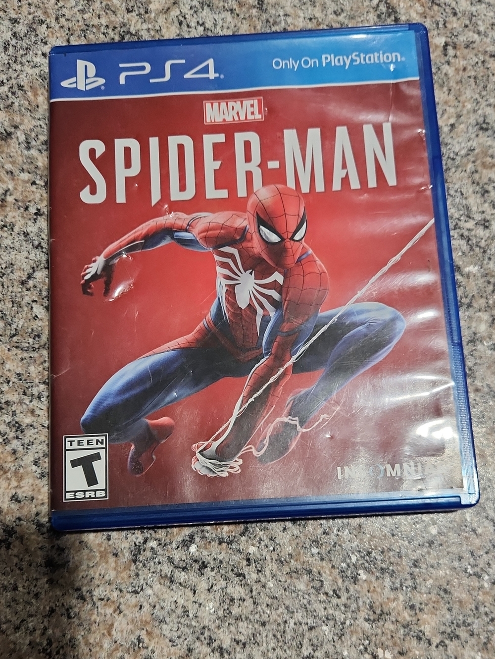 Sony Marvel’s Spider‑Man PS4 Game – Complete Case & Disc